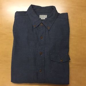 J. Crew brushed twill button down (medium)
